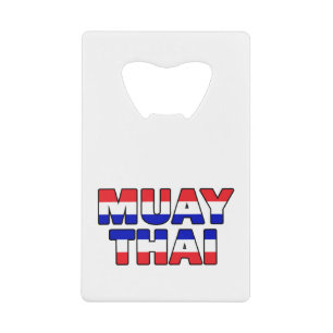 Abrebotellas De Tarjeta De Crédito Muay Thai