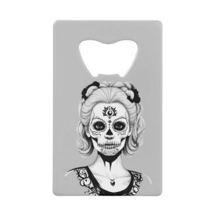 ABREBOTELLAS DE TARJETA DE CRÉDITO MUJER DE SKULLHEAD