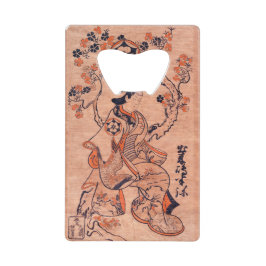 Abrebotellas De Tarjeta De Crédito Mujer ventilado dibujando Dekishima Hanya sentado