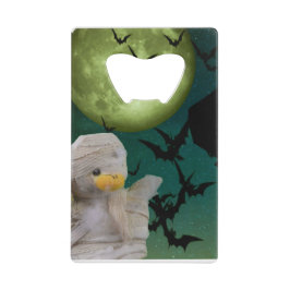 Abrebotellas De Tarjeta De Crédito Mummy, Murciélago y Luna Halloween