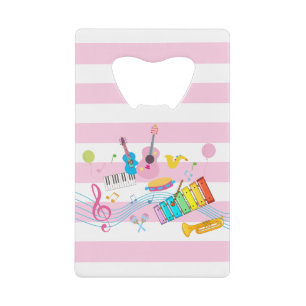 Abrebotellas De Tarjeta De Crédito música, instrumentos musicales tamborilear niños c
