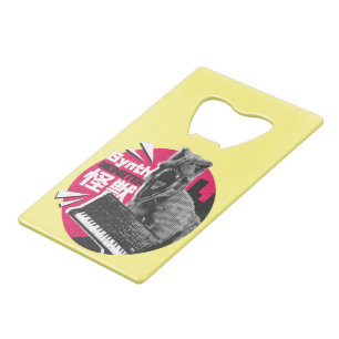 Abrebotellas De Tarjeta De Crédito Músico Sintetizador Dino 