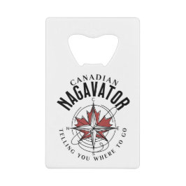 Abrebotellas De Tarjeta De Crédito Nagavator canadiense te dice a dónde ir