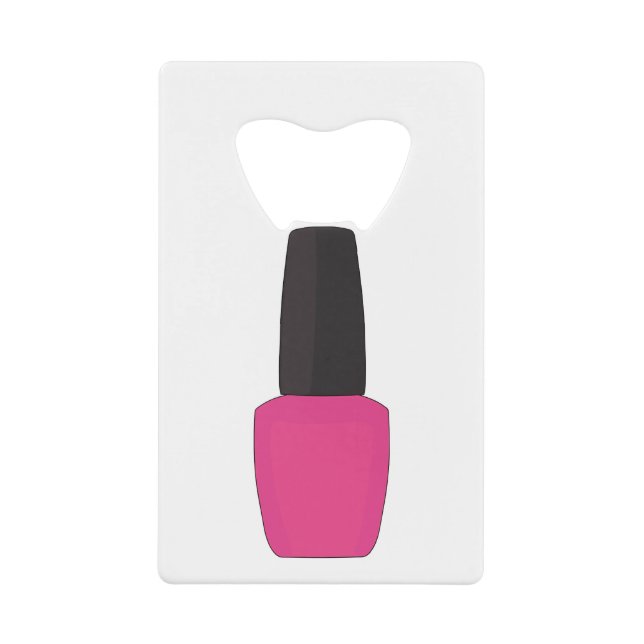 Abrebotellas De Tarjeta De Crédito Nail Polish Bottle (Anverso)