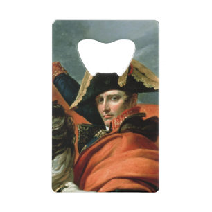 Abrebotellas De Tarjeta De Crédito Napoleon que cruza las montañas
