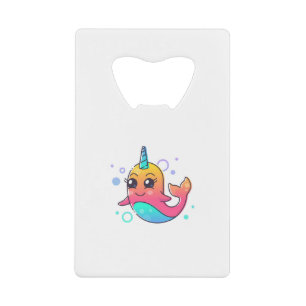 Abrebotellas De Tarjeta De Crédito Narwhal