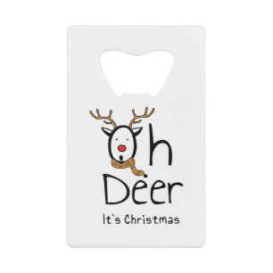 Abrebotellas De Tarjeta De Crédito Navidades