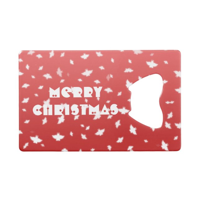 Abrebotellas De Tarjeta De Crédito Navidades Angels (Anverso (Horizontal))