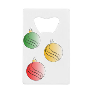 Abrebotellas De Tarjeta De Crédito Navidades Baubals