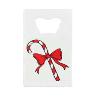 ABREBOTELLAS DE TARJETA DE CRÉDITO NAVIDADES CANDYCANE