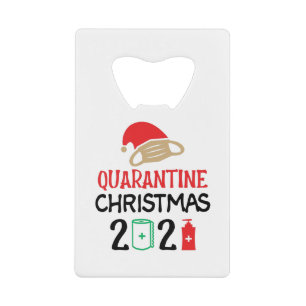 Abrebotellas De Tarjeta De Crédito Navidades de cuarentena 2021-navidades-Divertido
