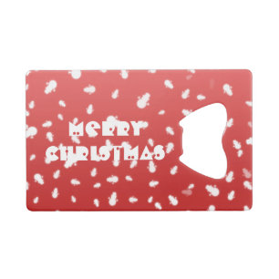 Abrebotellas De Tarjeta De Crédito Navidades Snowman