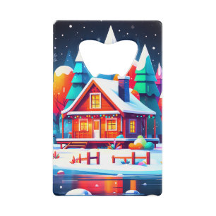 Abrebotellas De Tarjeta De Crédito Navidades tranquilos