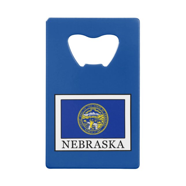 Abrebotellas De Tarjeta De Crédito Nebraska (Anverso)