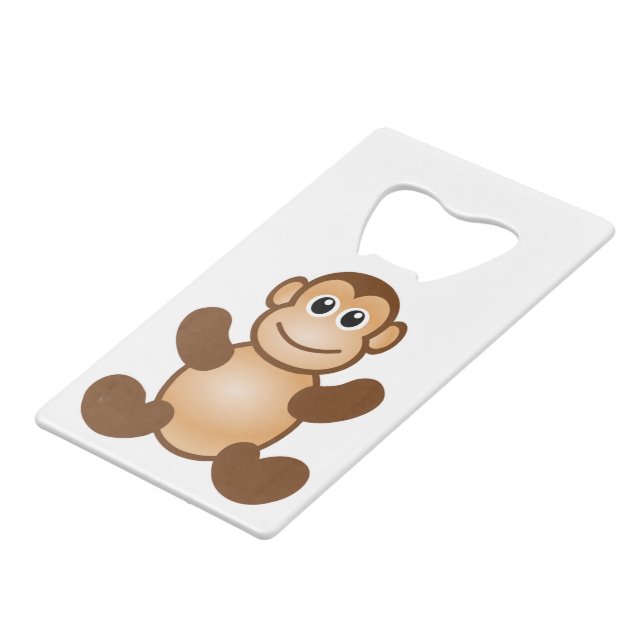 ABREBOTELLAS DE TARJETA DE CRÉDITO NEGOCIO DE MONKEY (Ángulo frontal)