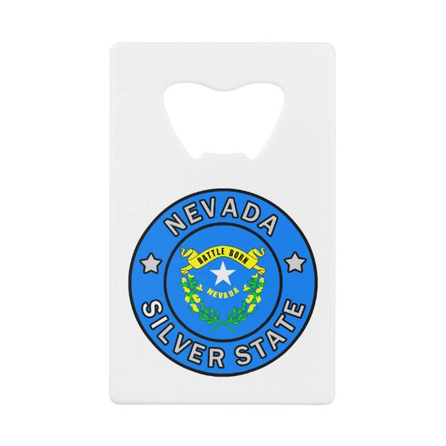 Abrebotellas De Tarjeta De Crédito Nevada (Anverso)