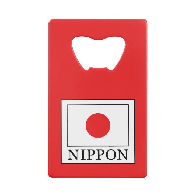 Abrebotellas De Tarjeta De Crédito Nippon (Anverso)