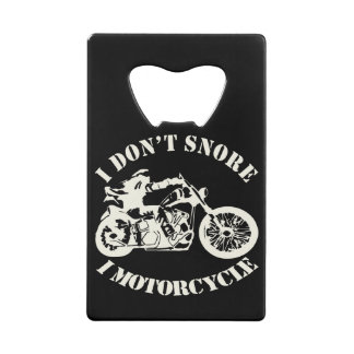 Abrebotellas De Tarjeta De Crédito No ronco mi motocicleta #