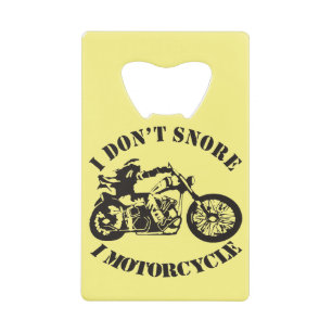 Abrebotellas De Tarjeta De Crédito No ronco mi motocicleta. #USAPatriotGraphics