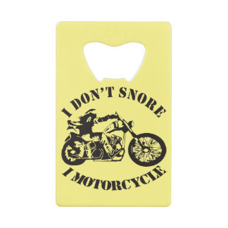 Abrebotellas De Tarjeta De Crédito No ronco mi motocicleta. #USAPatriotGraphics