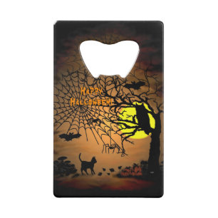 Abrebotellas De Tarjeta De Crédito Noche de Halloween, ¡Feliz Halloween!