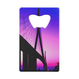 Abrebotellas De Tarjeta De Crédito Normandy Bridge, Le Havre, Francia