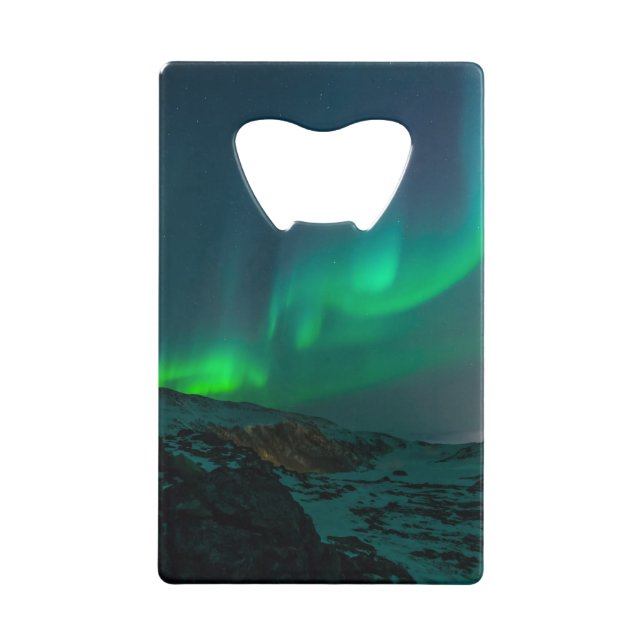 Abrebotellas De Tarjeta De Crédito Northern lights (Anverso)