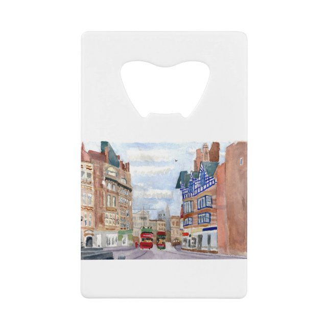 Abrebotellas De Tarjeta De Crédito Nottingham King St. 1920 (Anverso)