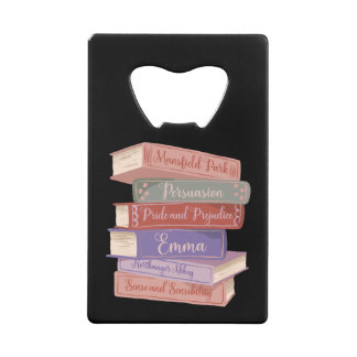 Abrebotellas De Tarjeta De Crédito Novelas de Jane Austen V