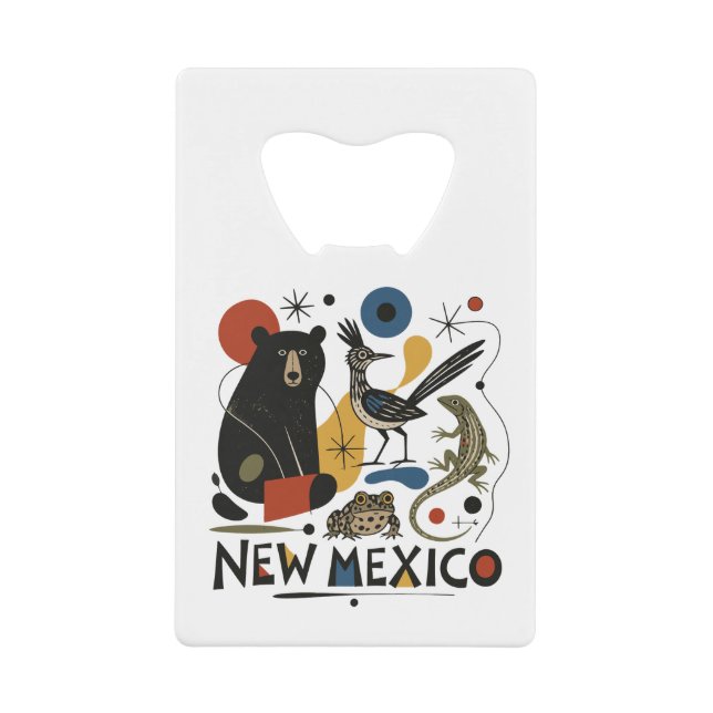Abrebotellas De Tarjeta De Crédito Nuevo México Espíritu del Sudoeste (Anverso)