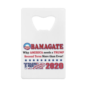 Abrebotellas De Tarjeta De Crédito OBAMAGATE-Segundo Mandato-Estados Unidos