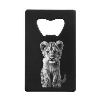 Abrebotellas De Tarjeta De Crédito Oh Bebé Gran Gato Gris