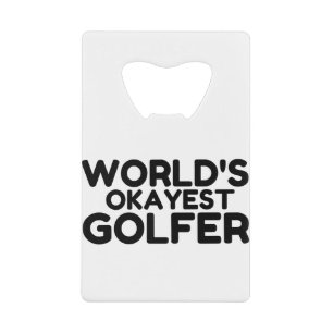 ABREBOTELLAS DE TARJETA DE CRÉDITO OKAYEST GOLFER