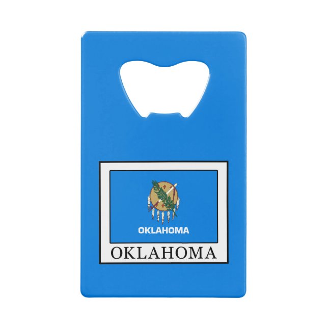 Abrebotellas De Tarjeta De Crédito Oklahoma (Anverso)