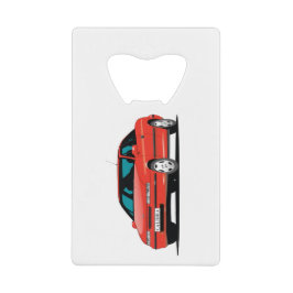 Abrebotellas De Tarjeta De Crédito Opel Calibra rojo