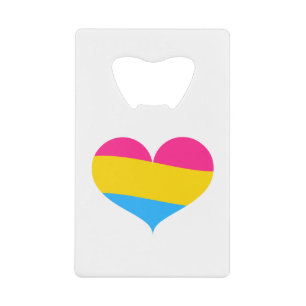 Abrebotellas De Tarjeta De Crédito Orgullo Pansexual