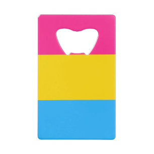 Abrebotellas De Tarjeta De Crédito Orgullo Pansexual