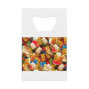 Abrebotellas De Tarjeta De Crédito osos gummy