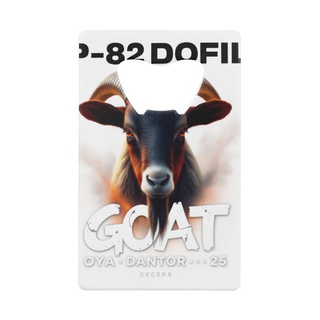 ABREBOTELLAS DE TARJETA DE CRÉDITO P82-DOFIL (Anverso)