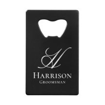 Padrino de Boda con Monograma Personalizado Elegan