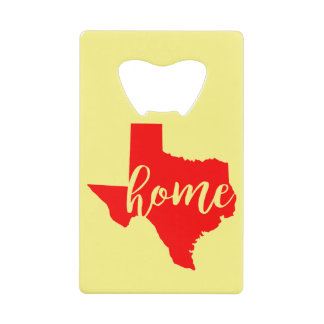 Abrebotellas De Tarjeta De Crédito Página de inicio de Texas #USAPatriotGraphics ©Whi