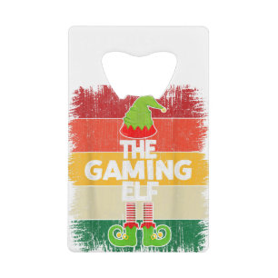 Abrebotellas De Tarjeta De Crédito Paja, Fiesta de Navidades del grupo de juego Elf