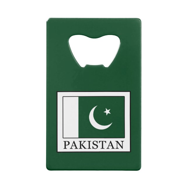 Abrebotellas De Tarjeta De Crédito Pakistán (Anverso)