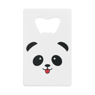Abrebotellas De Tarjeta De Crédito Panda linda Blep Mlem Blop