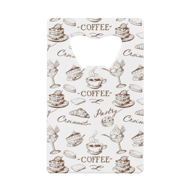 Abrebotellas De Tarjeta De Crédito Papel dulce (Anverso)