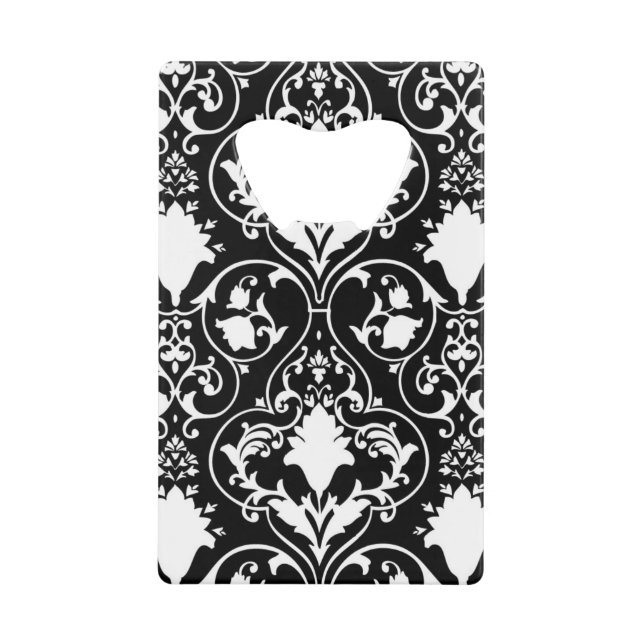 Abrebotellas De Tarjeta De Crédito Papel pintado antiguo 2 de la voluta (Anverso)