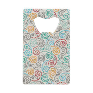 Abrebotellas De Tarjeta De Crédito Papel rumpled suposición del bordado