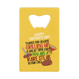 Abrebotellas De Tarjeta De Crédito Papi del Chef Funny Personalizado