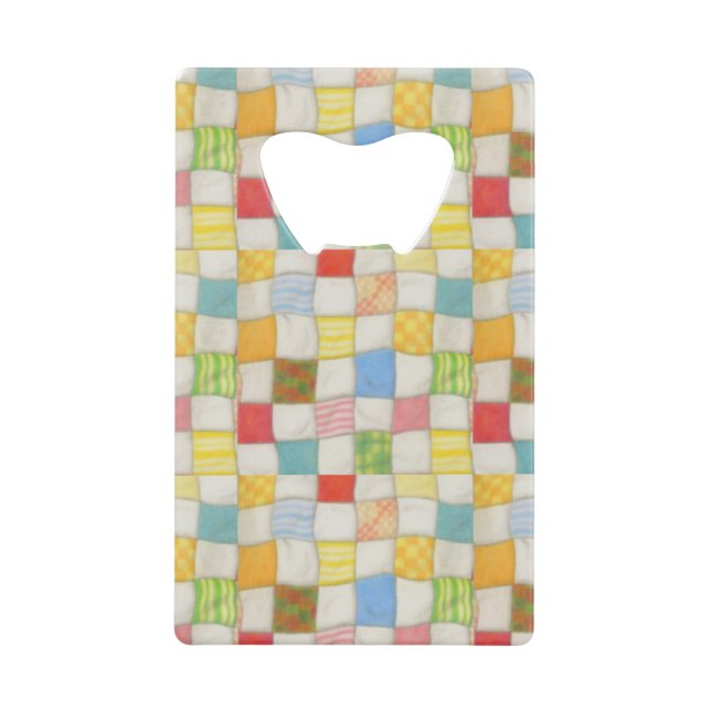ABREBOTELLAS DE TARJETA DE CRÉDITO PARA QUILT LOCA (Anverso)
