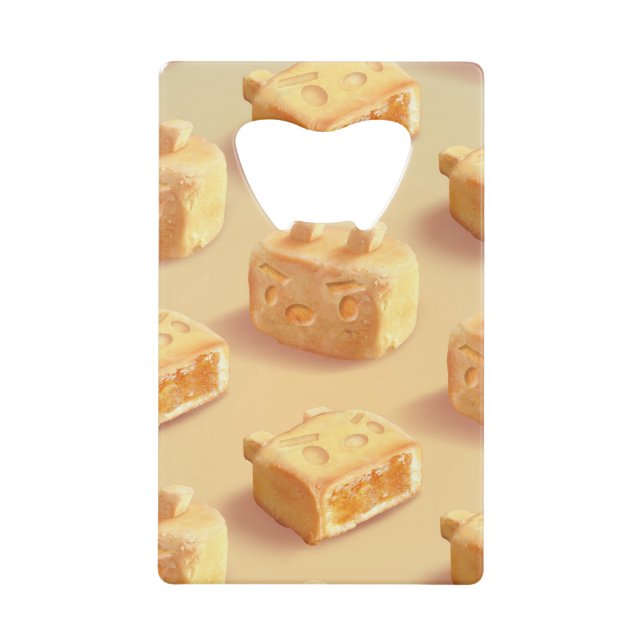 Abrebotellas De Tarjeta De Crédito Pastel de piña (Anverso)